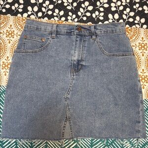 H/G Blue Denim Skirt Size 3